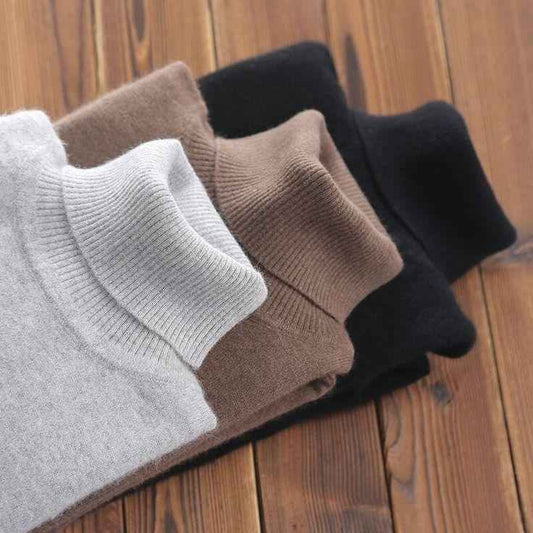 Ribbed high neck tops turtleneck sweater 3 pack - Premium High Neck from My Store - Just Rs.3499! Shop now at The Divine Shop