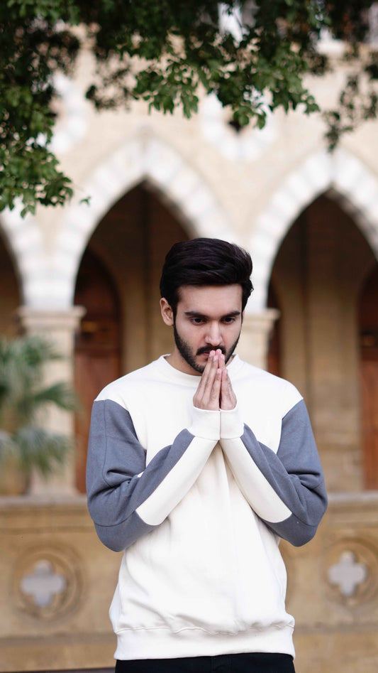 Mens color block hippop style sweatshirt - Premium Sweatshirts from The Divine Shop - Just Rs.2499! Shop now at The Divine Shop