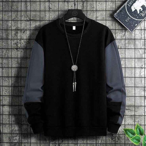 Mens color block hippop style sweatshirt - Premium Sweatshirts from The Divine Shop - Just Rs.2499! Shop now at The Divine Shop