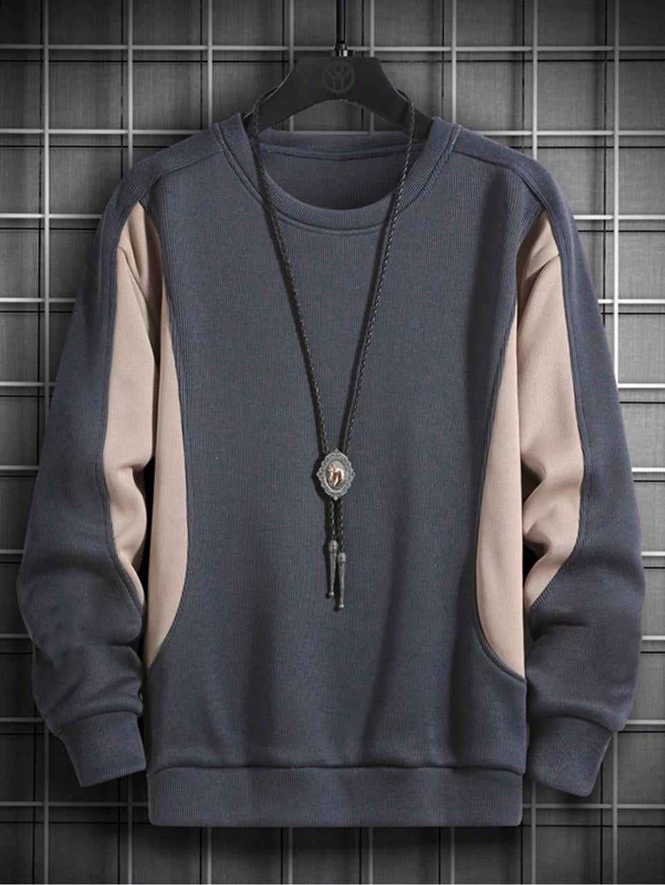 Two tone bolo tie sweatshirt vintage style sweatshirts - Premium Sweatshirts from The Divine Shop - Just Rs.1699! Shop now at The Divine Shop