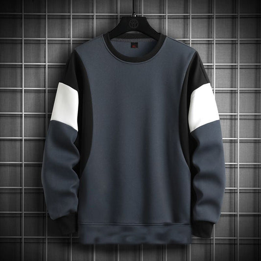 Manfinity contrass color block sweatshirt perfect blend - Premium Sweatshirts from The Divine Shop - Just Rs.2499! Shop now at The Divine Shop
