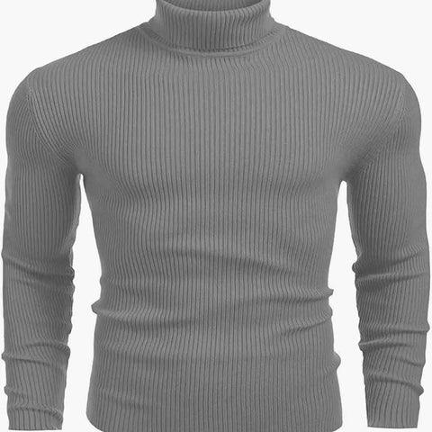 Folded turtleneck sweaters basic high neck tops - Premium High Neck from My Store - Just Rs.2899! Shop now at The Divine Shop