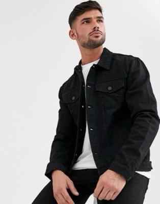 Export quality black denim jacket - Premium Denim jacket from The Divine Shop - Just Rs.2799! Shop now at The Divine Shop