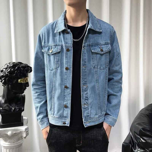 Ice blue denim jacket - Premium Denim jacket from The Divine Shop - Just Rs.3350! Shop now at The Divine Shop