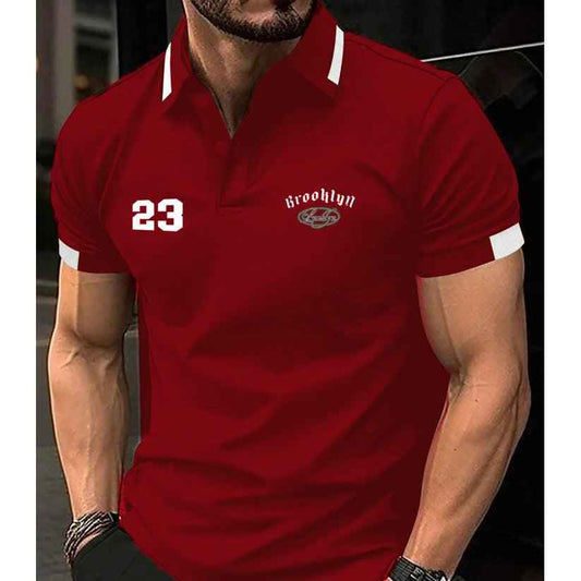 Maroon manfinity homme polo shirt - Premium Polo T-Shirt from The Divine Shop - Just Rs.2250! Shop now at The Divine Shop